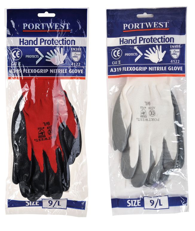 A319 Flexo grip Nitrile Glove  A319 Flexo grip Nitrile Glove